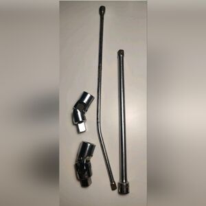 Damaged,Vintage Craftsman 3/8” extension, No Brand Swivel Sockets, Proto Extensn